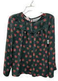 Top Long Sleeve Basic By Loft In Green, Size: S
