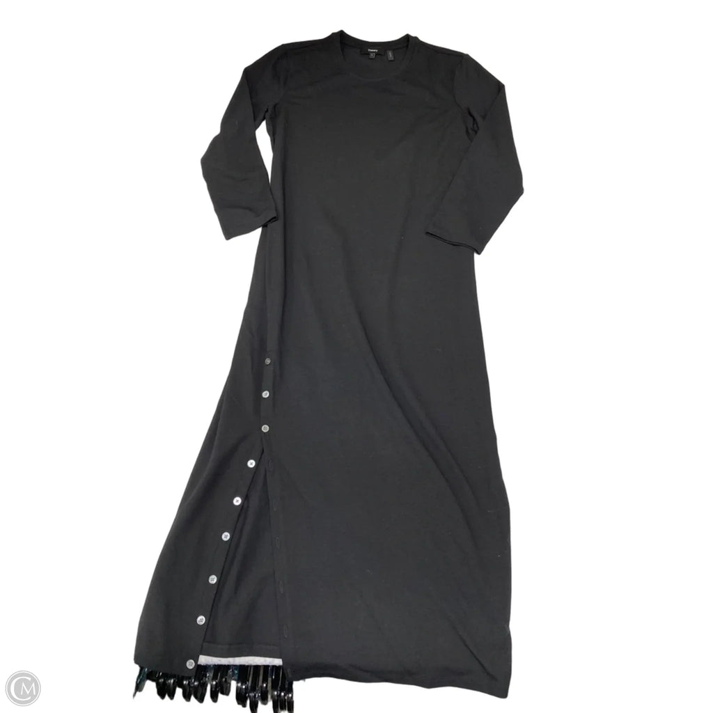 Dress Casual Maxi By Theory In Black, Size: L
