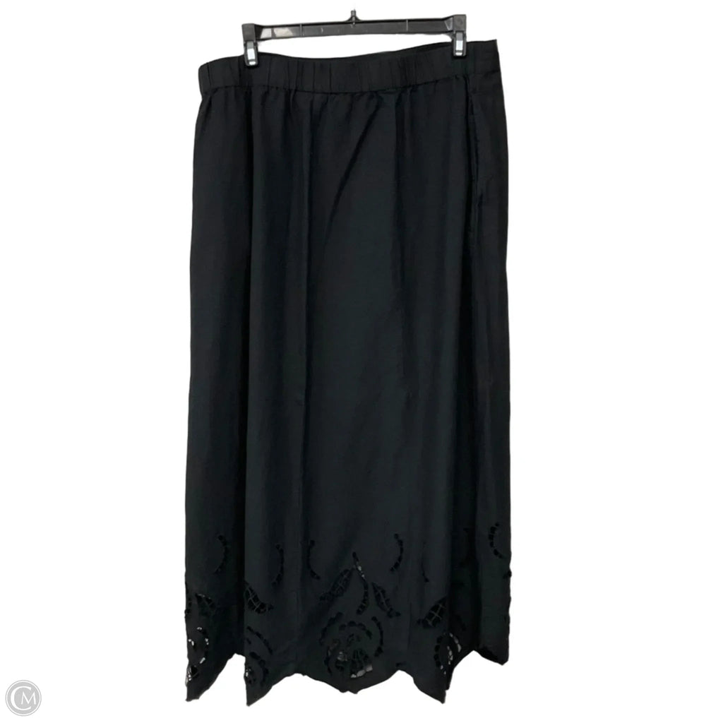 Skirt Midi By Universal Standard In Black, Size: M