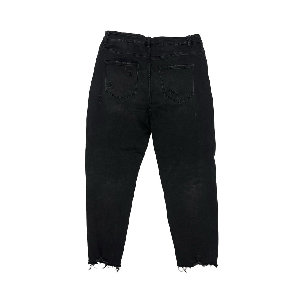 Jeans Skinny By Risen In Black Denim, Size:2X