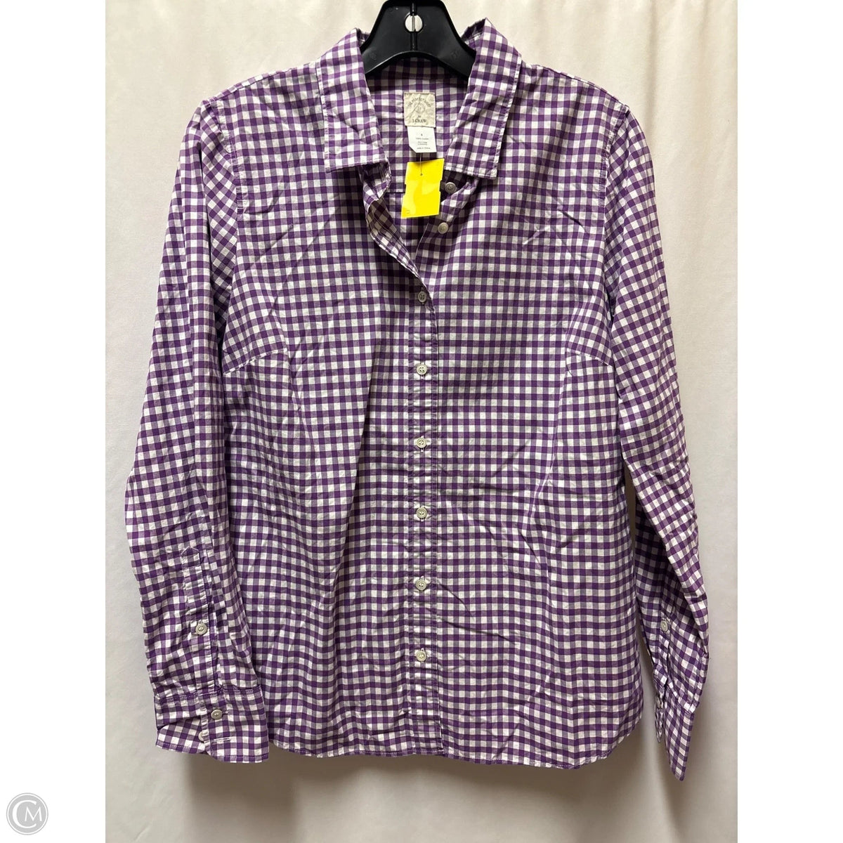 Top Long Sleeve By J. Crew In Purple, Size: S
