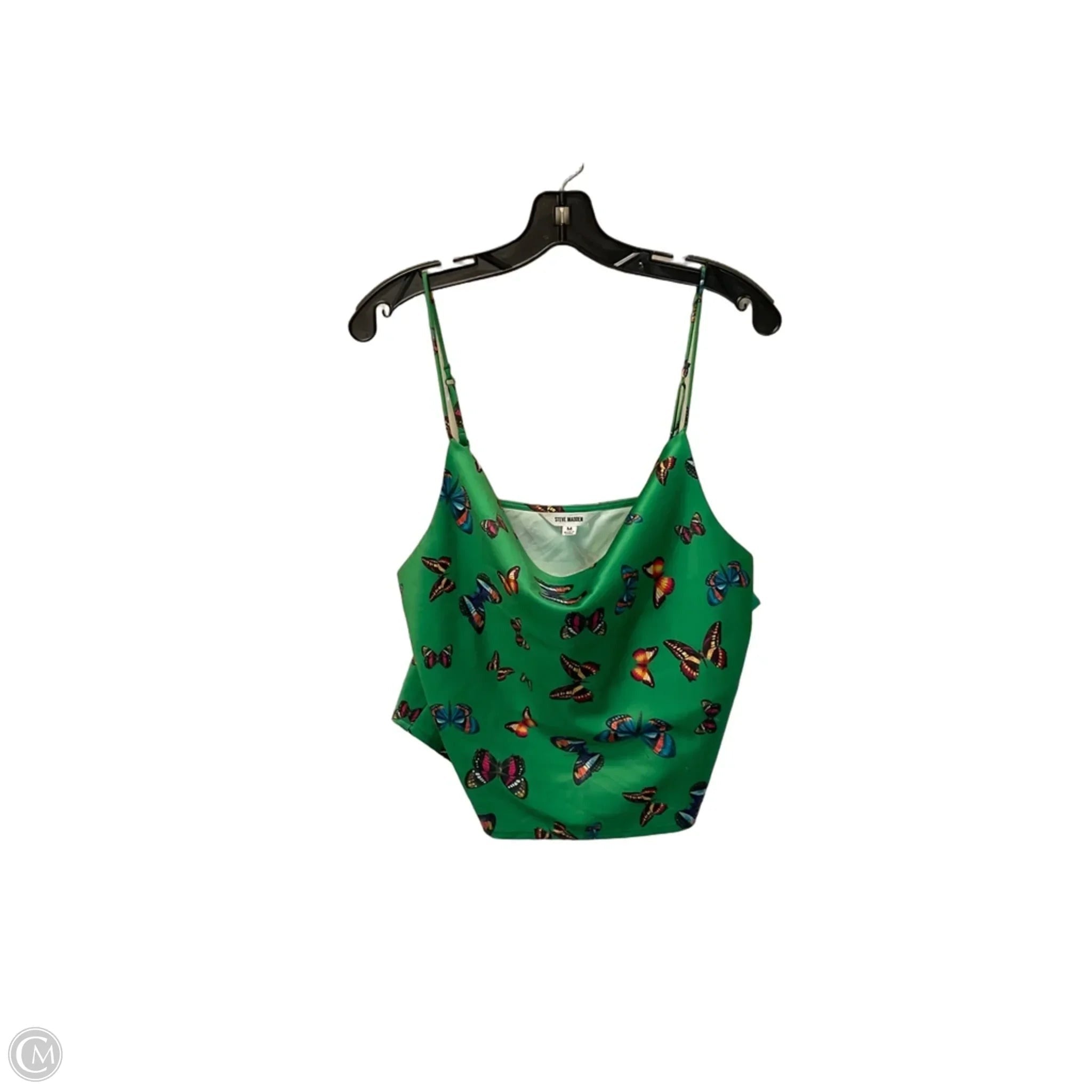 Top Sleeveless By Steve Madden In Green, Size: M