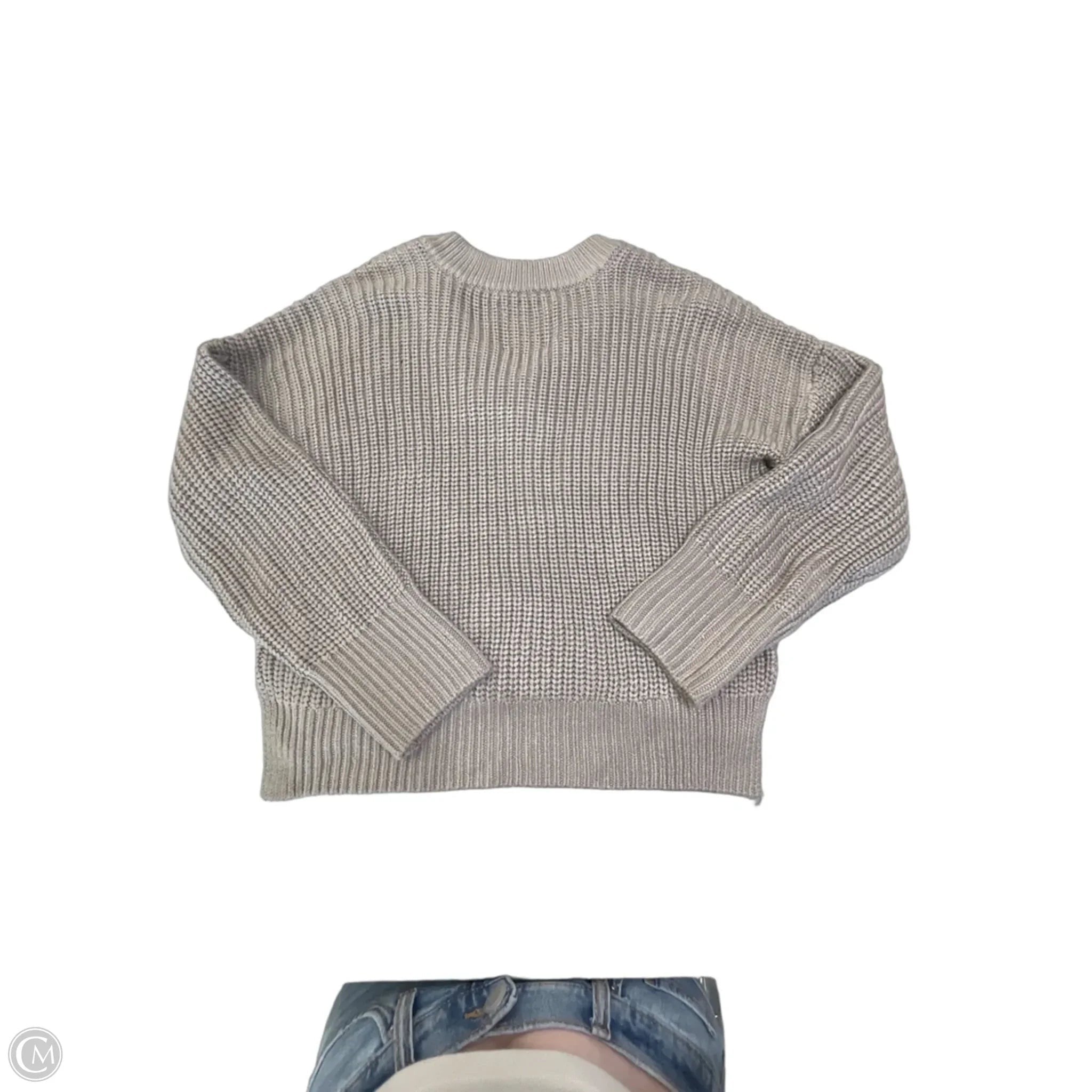 Sweater By Abercrombie And Fitch In Grey, Size: Xs