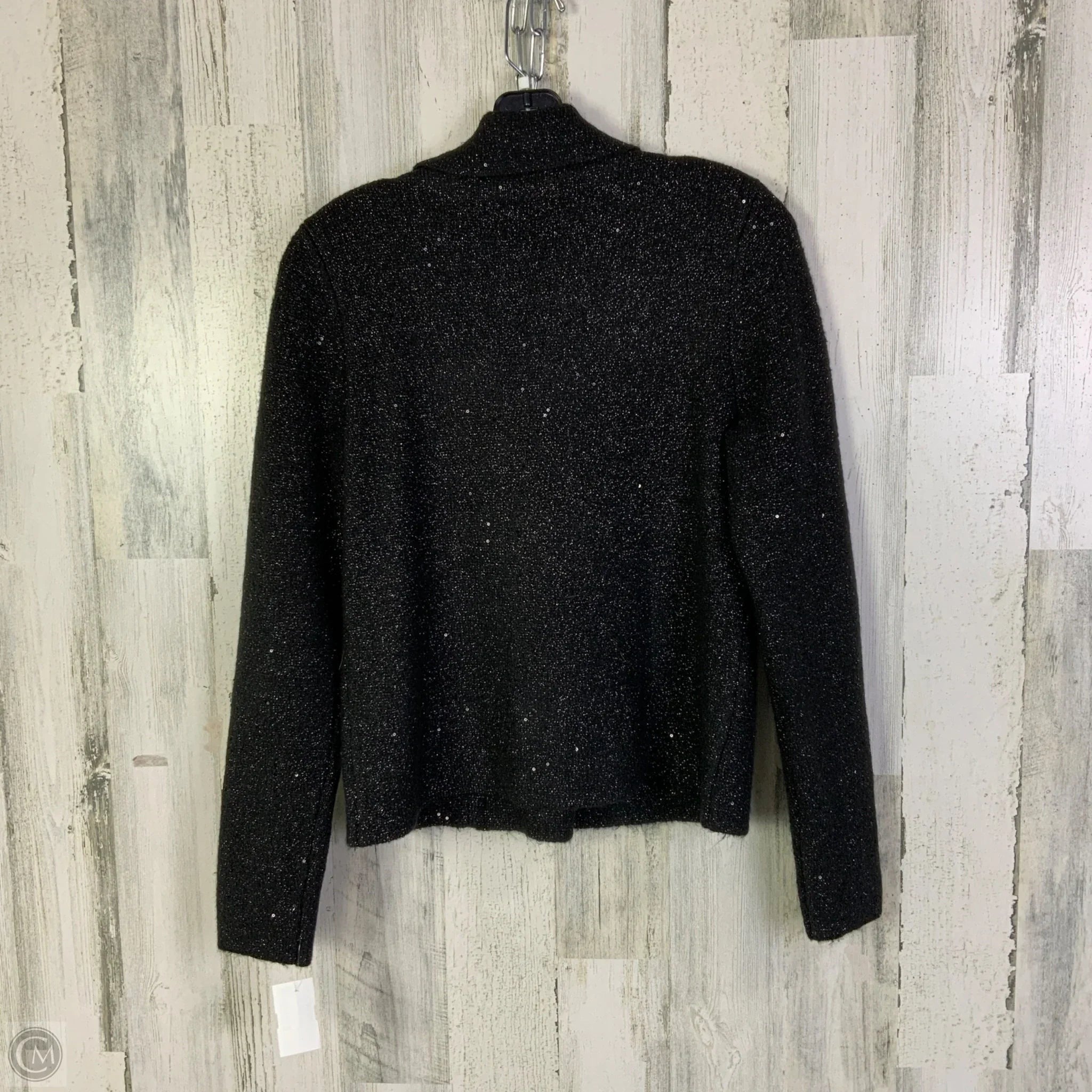 Sweater Cardigan By Ann Taylor In Black, Size: S