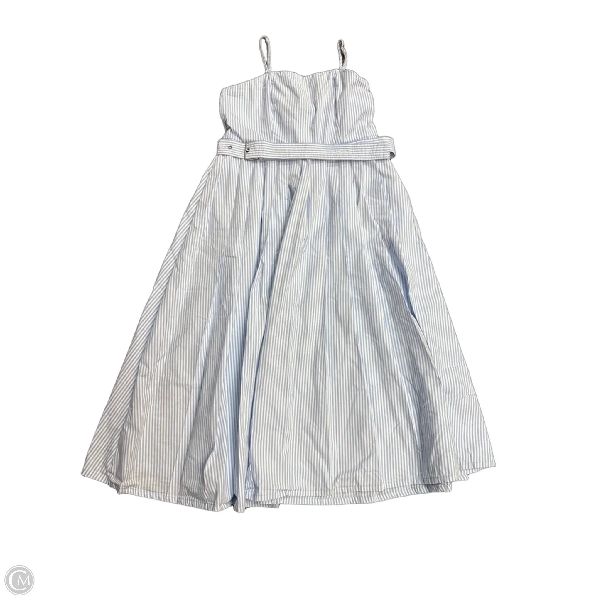 Dress Casual Maxi By A New Day In Blue & White, Size: 12