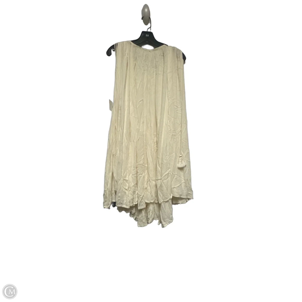 Top Sleeveless By Free People In Cream, Size: L