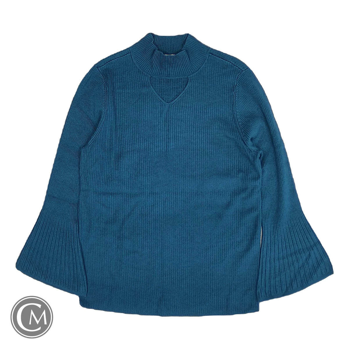 Sweater By Chicos In Blue, Size: L