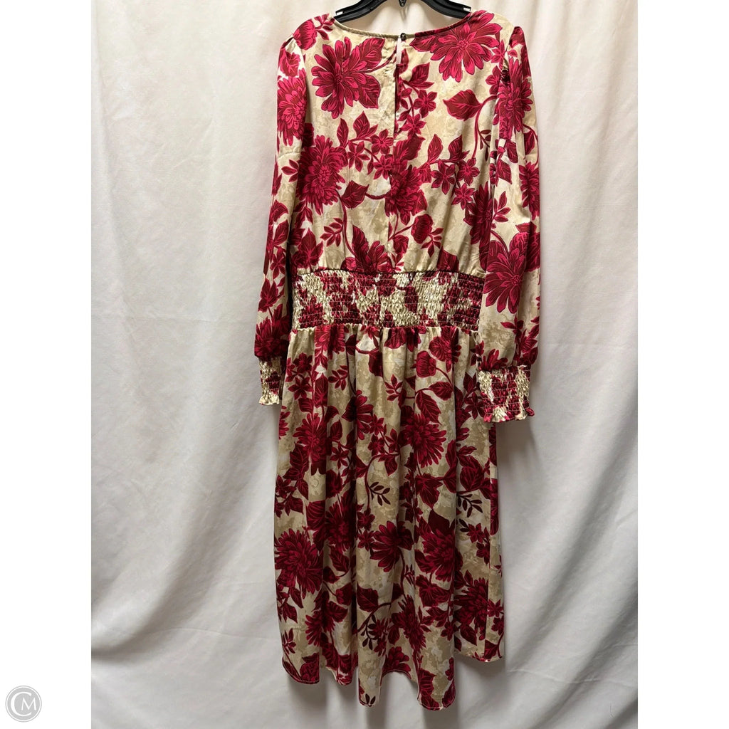 Dress Casual Maxi By Cupio In Maroon, Size: M