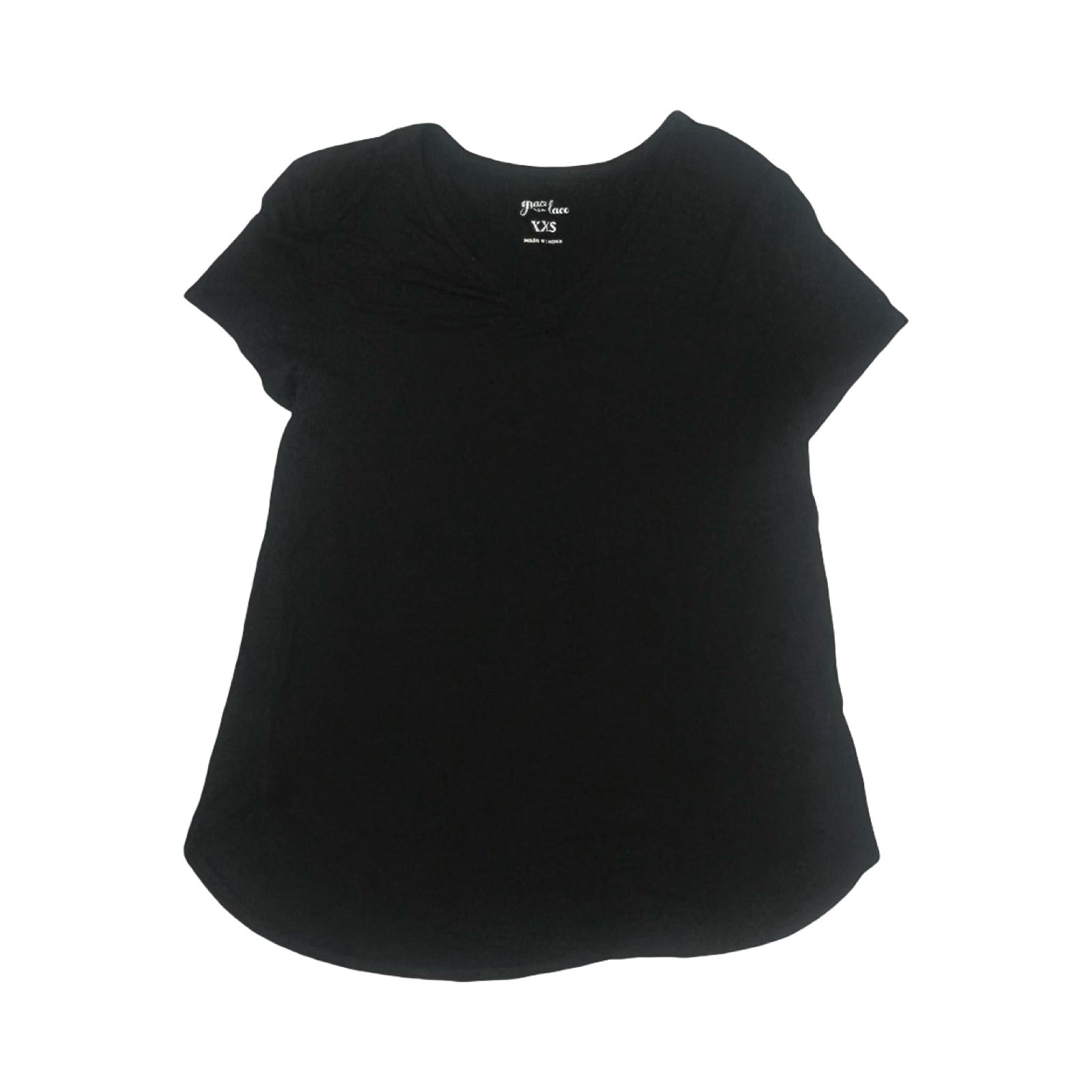 Top Ss By Grace & Lace In Black, Size:Xxs