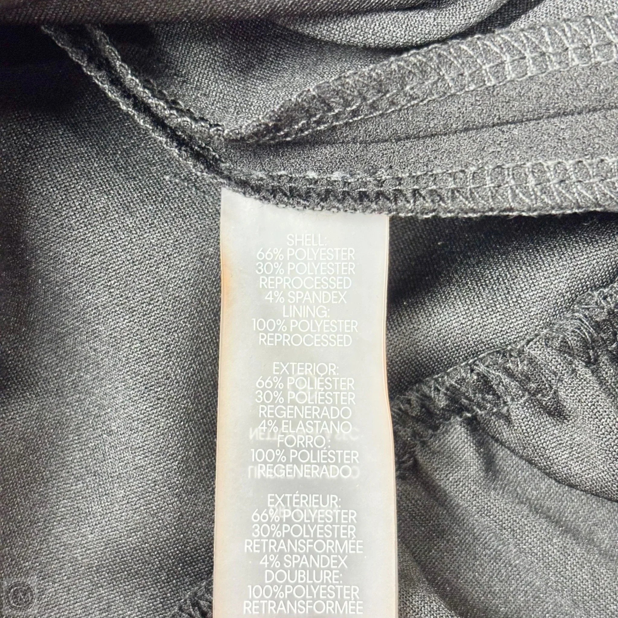 Dress Designer By Karl Lagerfeld In Black, Size: S