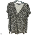 Top Short Sleeve By Lane Bryant In Black & White, Size: 4x