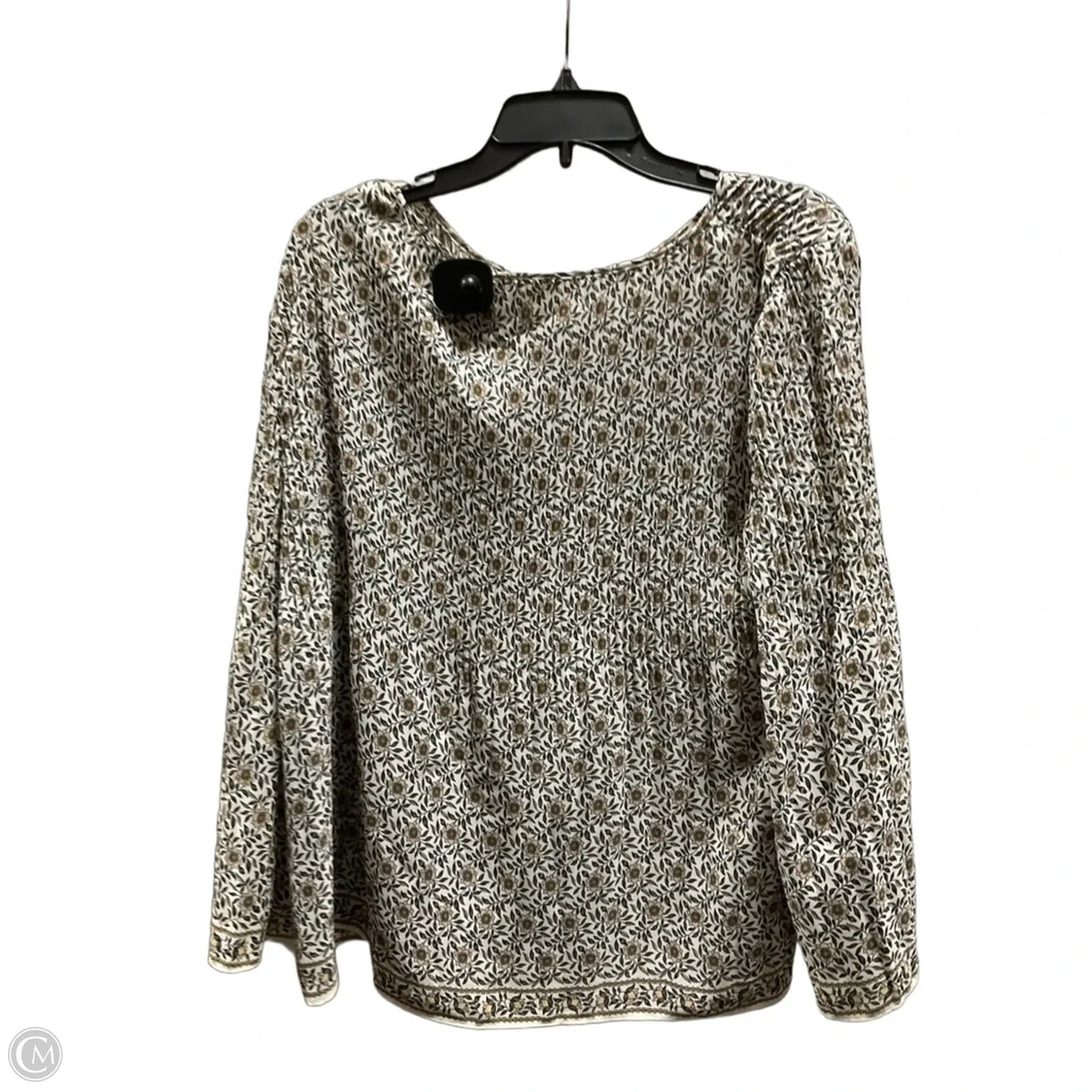 Top Long Sleeve By Max Studio In Floral Print, Size: L
