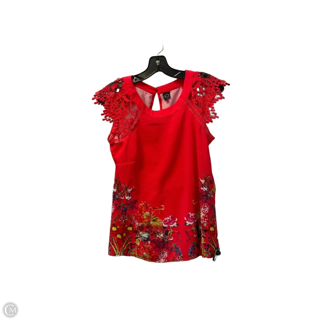 Top Sleeveless By Clothes Mentor In Red, Size: Xs