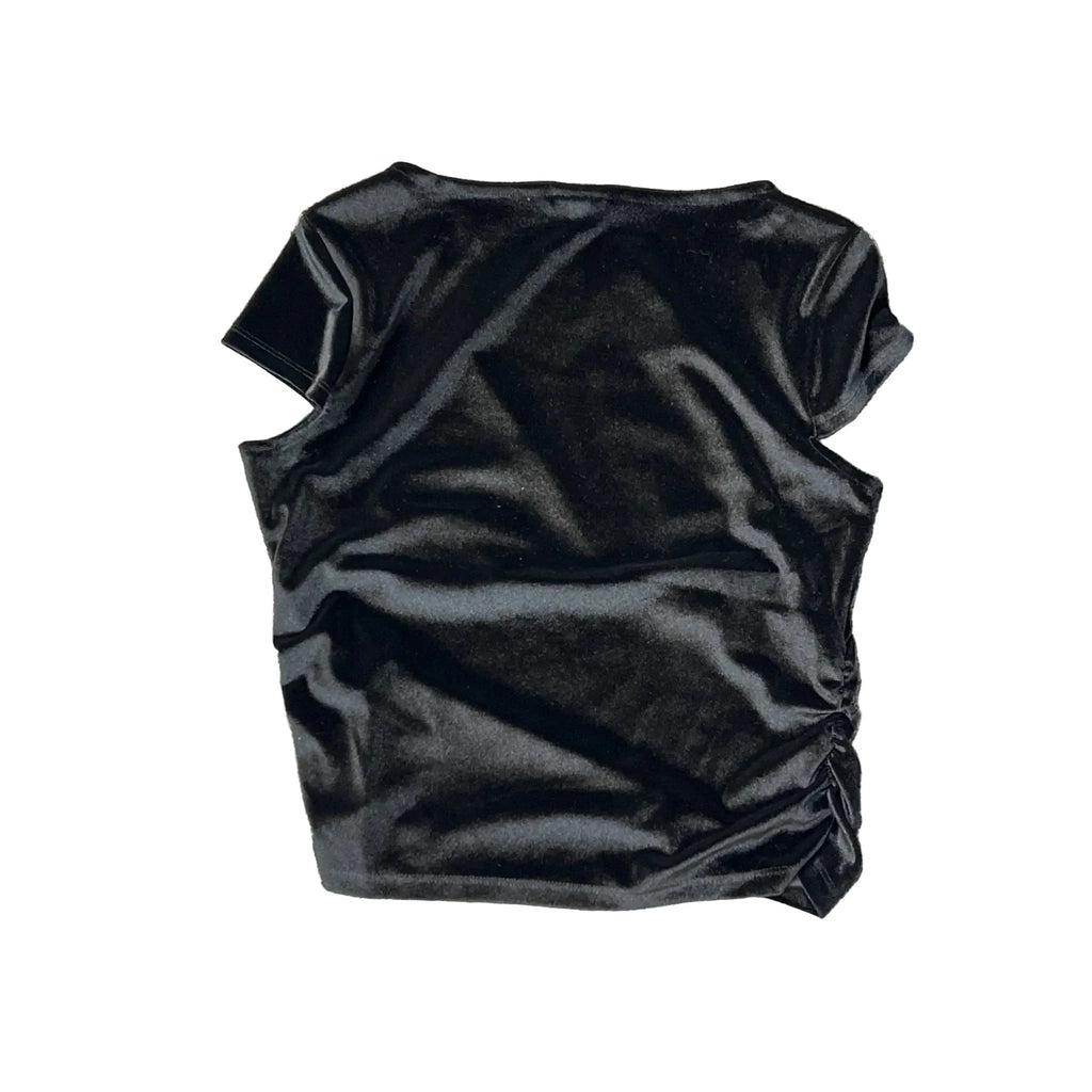 Top Short Sleeve By A New Day In Black, Size: S