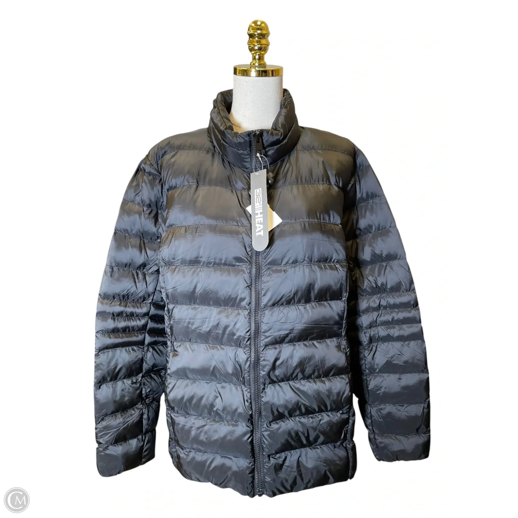 Jacket Puffer & Quilted By 32 Degrees In Black, Size: 2x