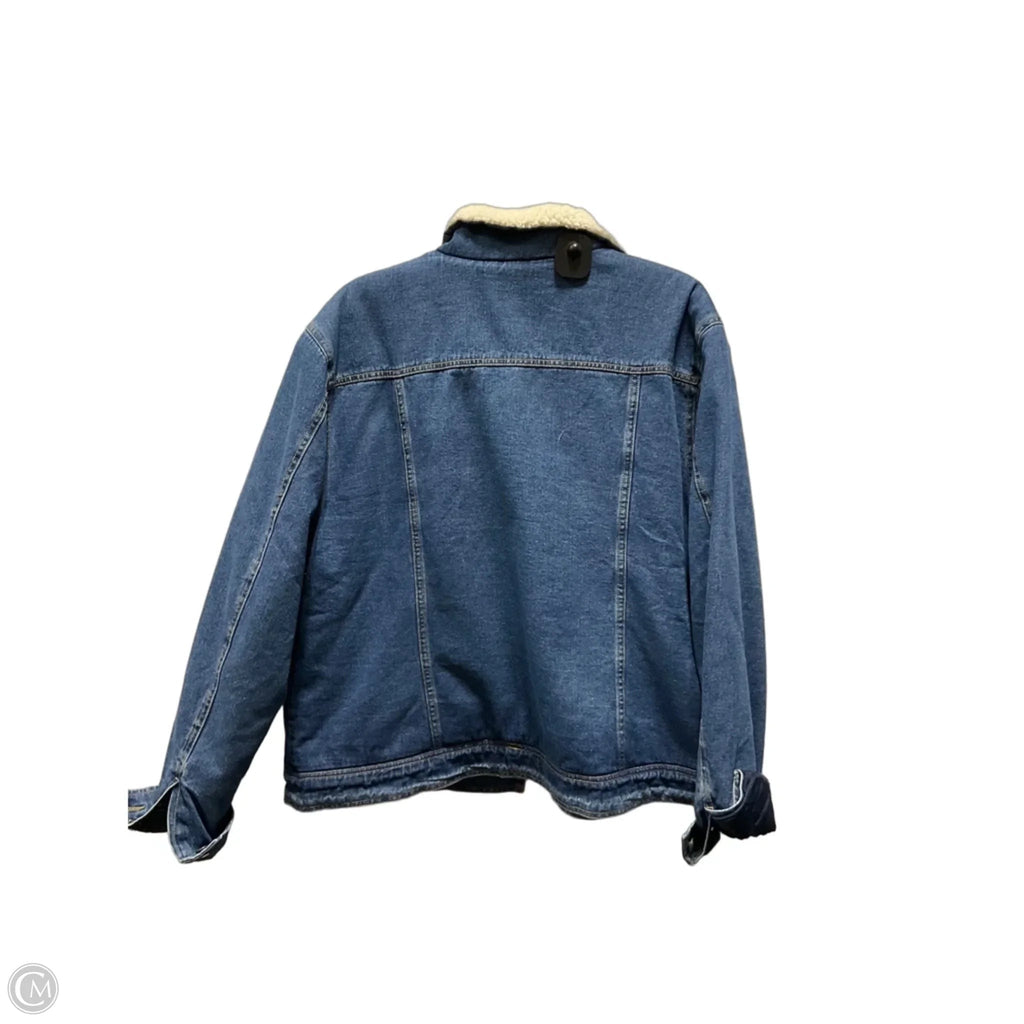 Jacket Denim By Dickies In Blue Denim, Size: 1x