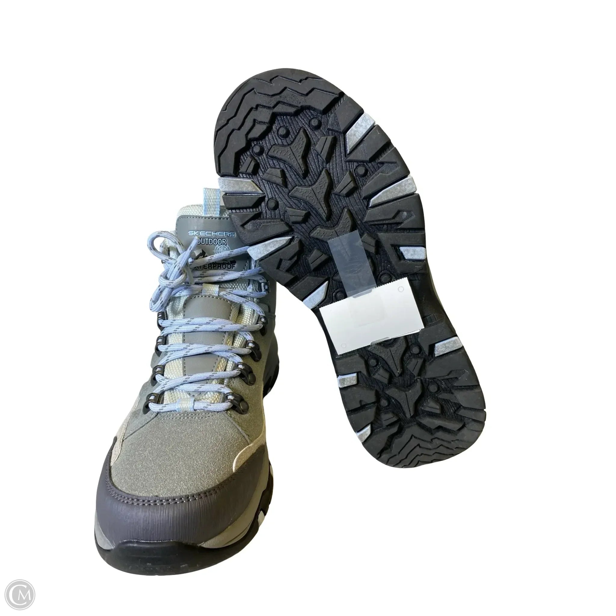 Boots Hiking By Skechers In Blue & Grey, Size: 8