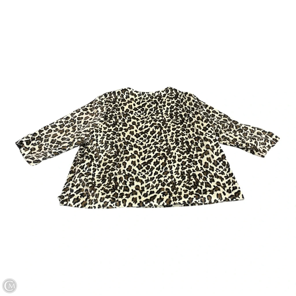 Coat Other By Clothes Mentor In Animal Print, Size: 1x