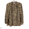 Blouse Long Sleeve By Clothes Mentor In Animal Print, Size: S