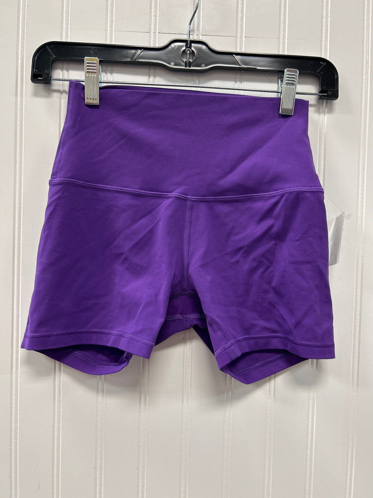 Athletic Shorts By Lululemon In Purple, Size:4