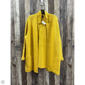 Sweater Cardigan By Talbots In Gold, Size: Xlp