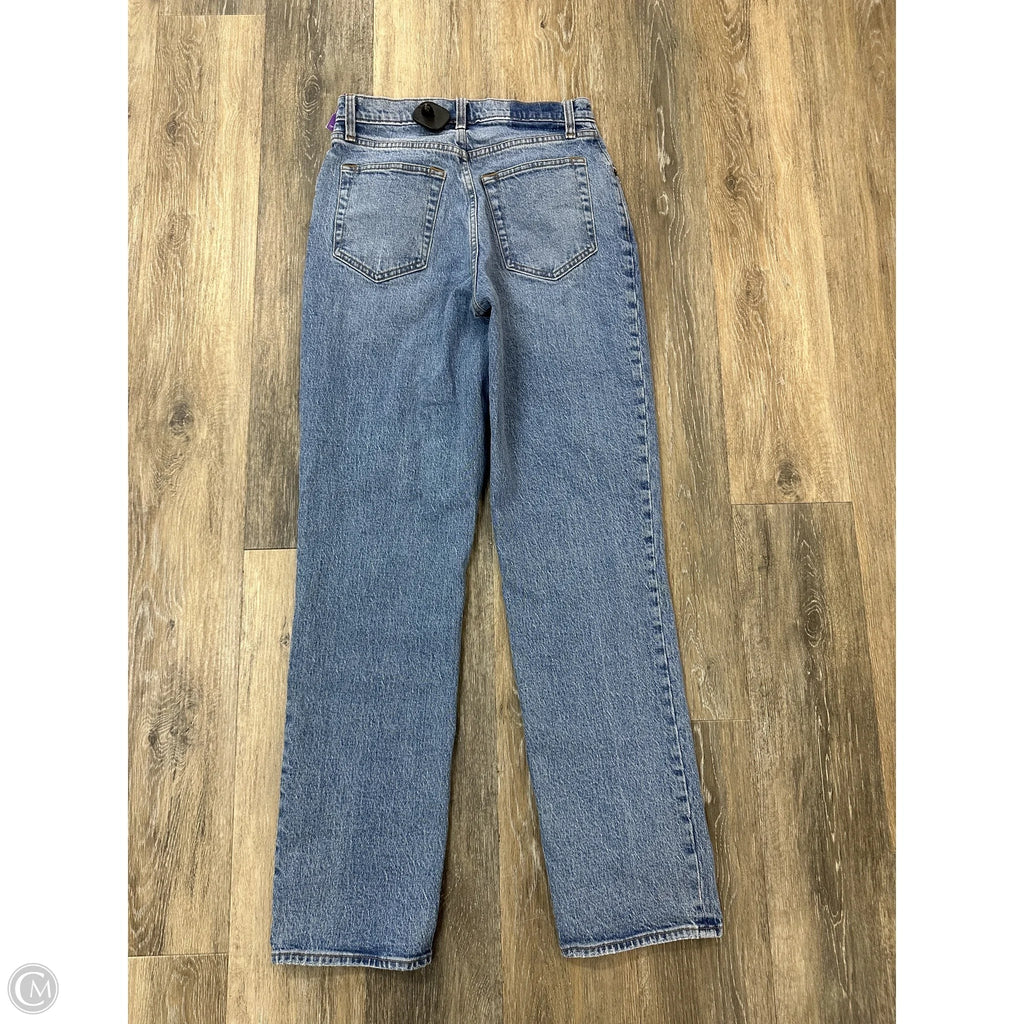 Jeans Straight By Abercrombie And Fitch In Blue Denim, Size: 4l