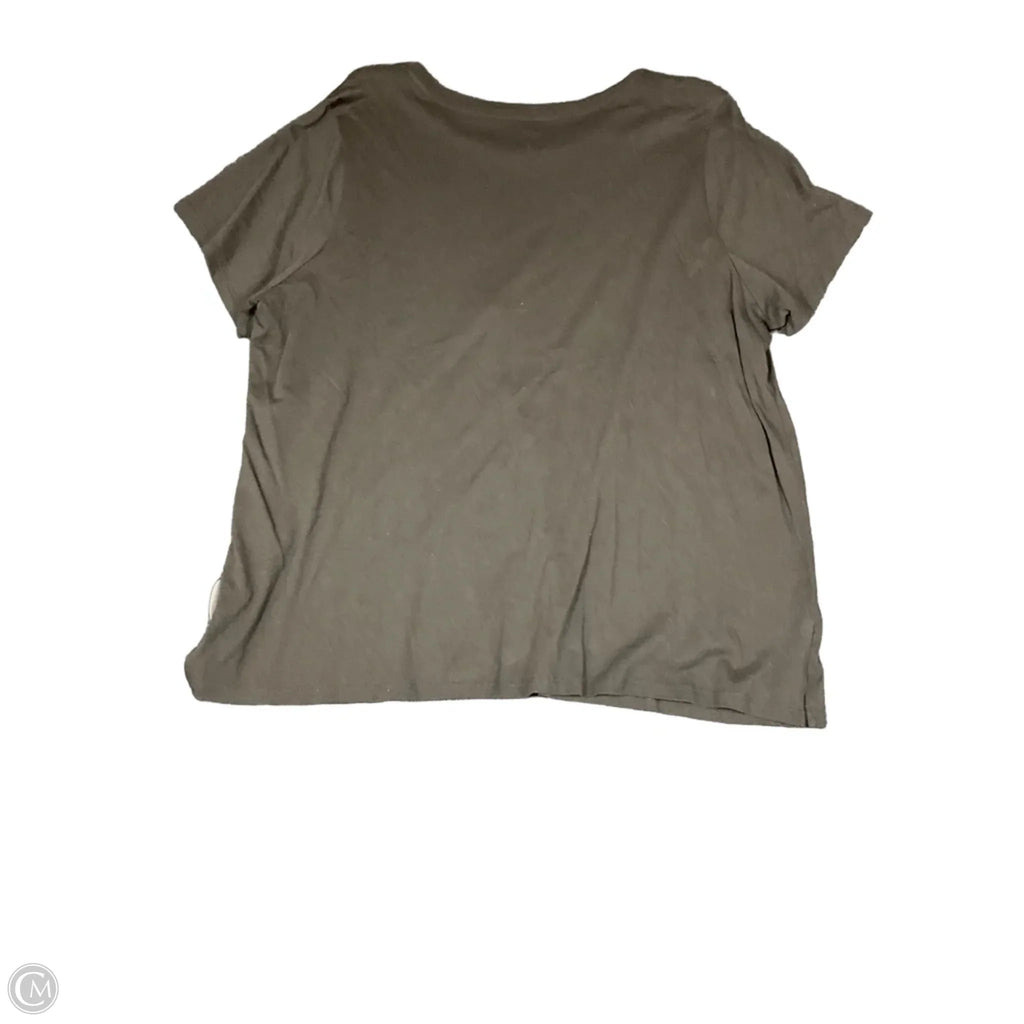 Top Short Sleeve By Michael By Michael Kors In Black, Size: 2x