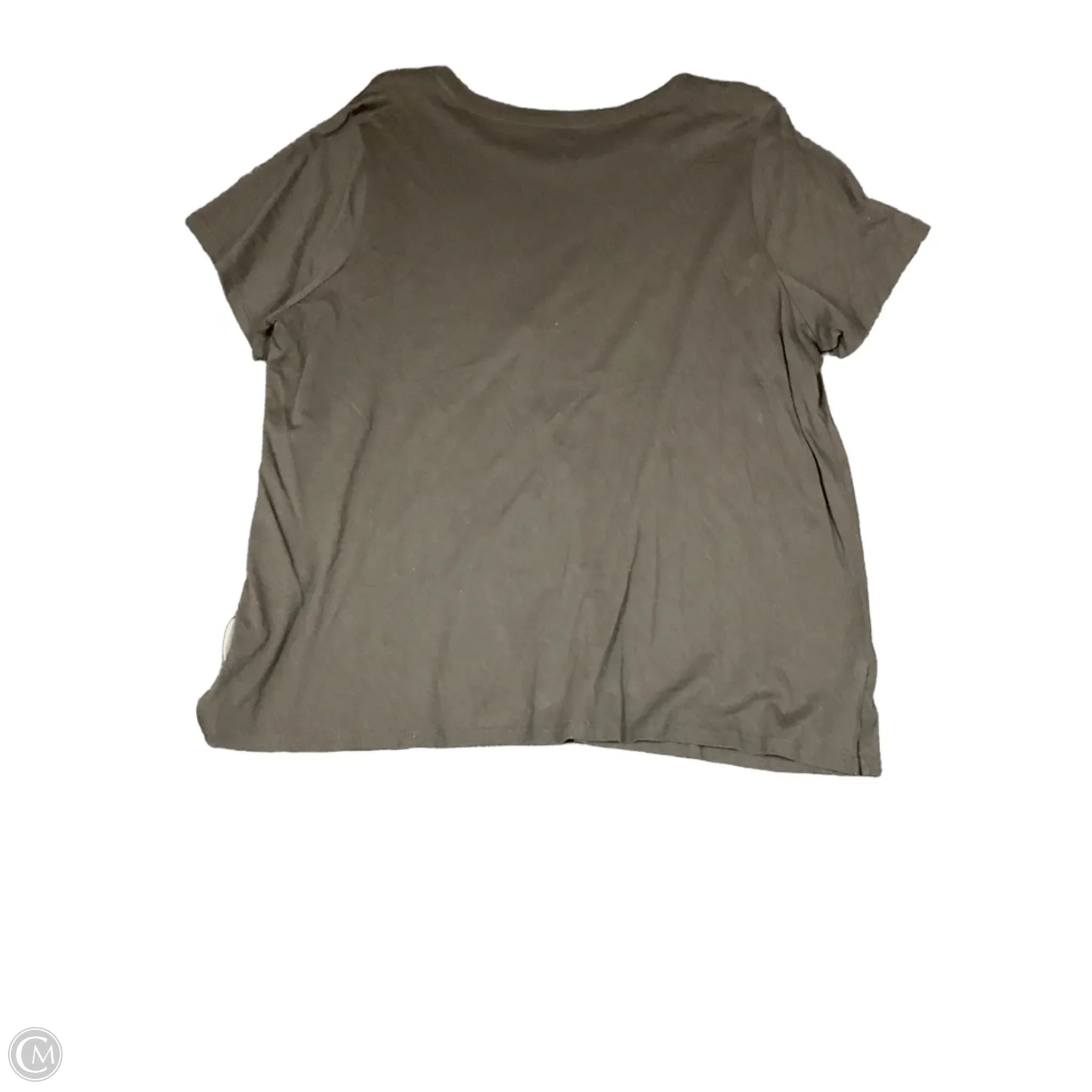 Top Short Sleeve By Michael By Michael Kors In Black, Size: 2x