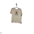 Top Short Sleeve Basic By Loft In Cream, Size: L