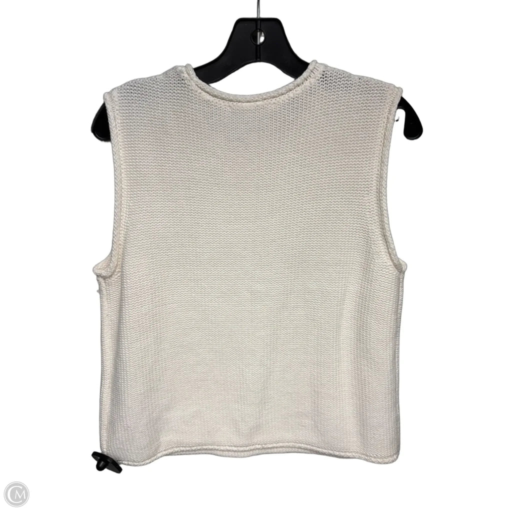 Top Sleeveless By Abercrombie And Fitch In Cream, Size: M