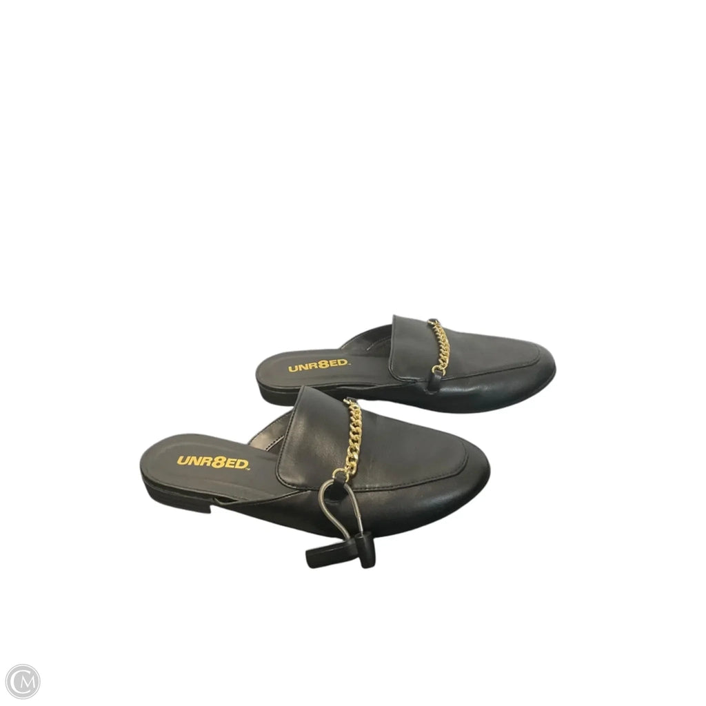 Shoes Flats By Clothes Mentor In Black, Size: 6.5