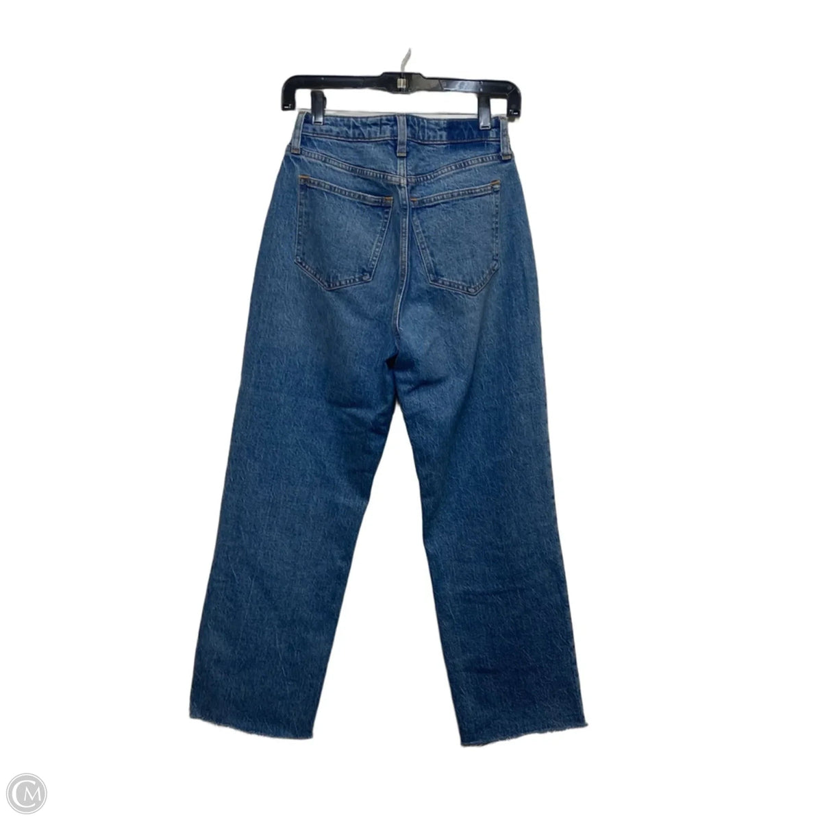 Jeans Straight By Abercrombie And Fitch In Blue Denim, Size: 0
