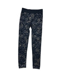 Pants Leggings By Yelete In Black & Gold, Size:Osfm
