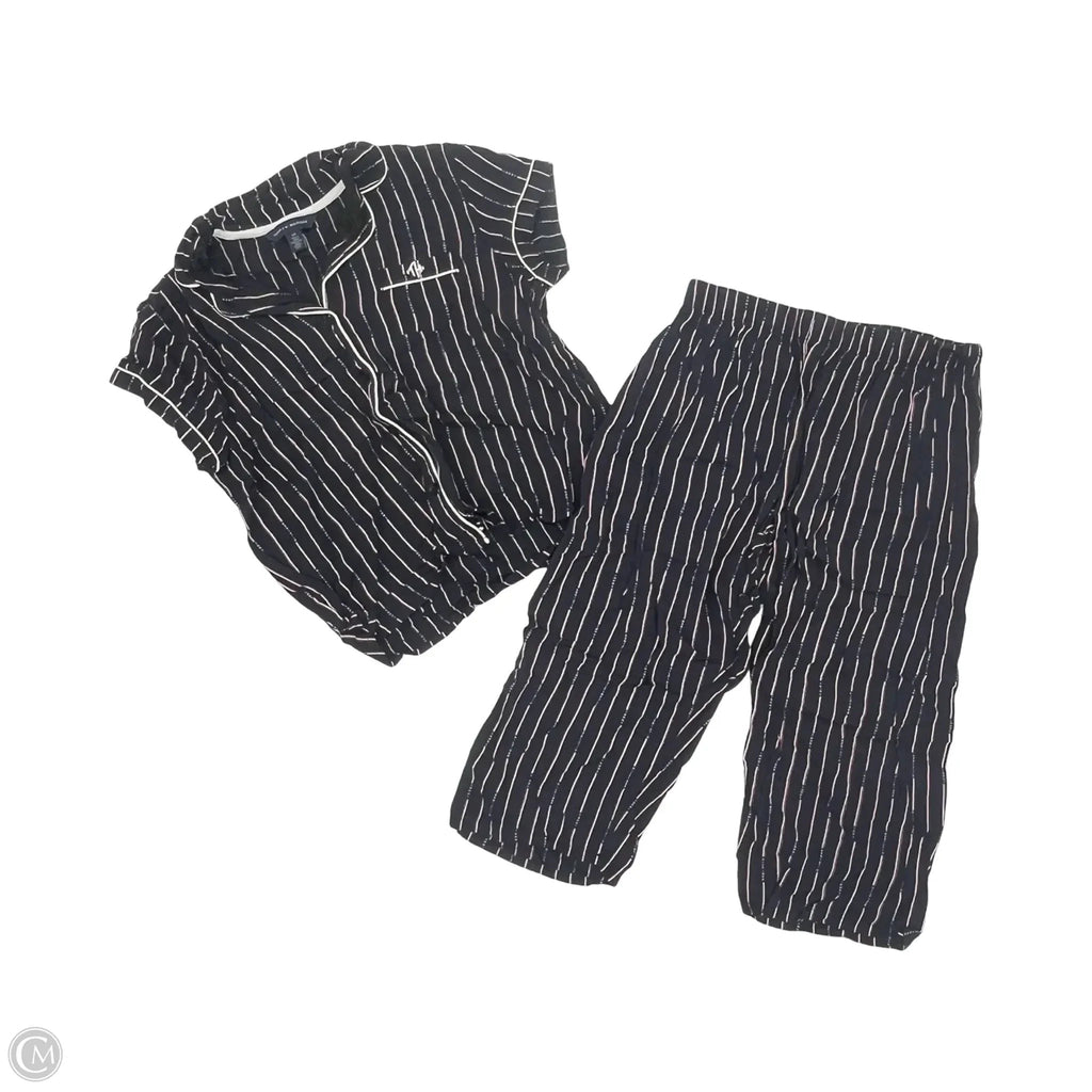 Pajamas 2pc By Tommy Hilfiger In Blue & Red & White, Size: L
