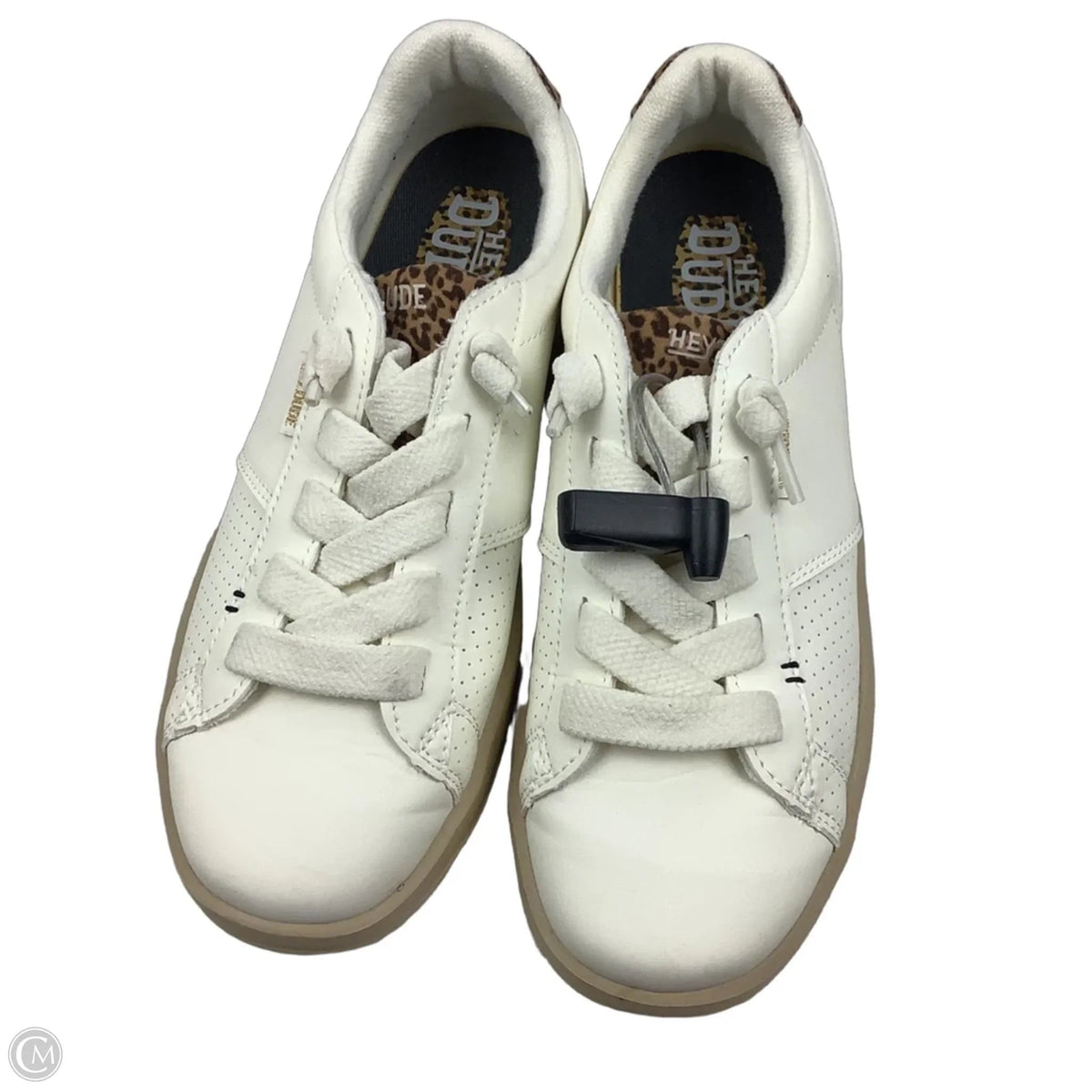 Shoes Sneakers By Hey Dude In Cream, Size: 10