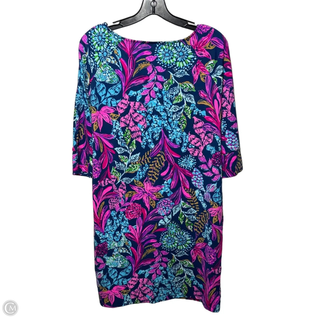 Dress Designer By Lilly Pulitzer In Floral Print, Size: S