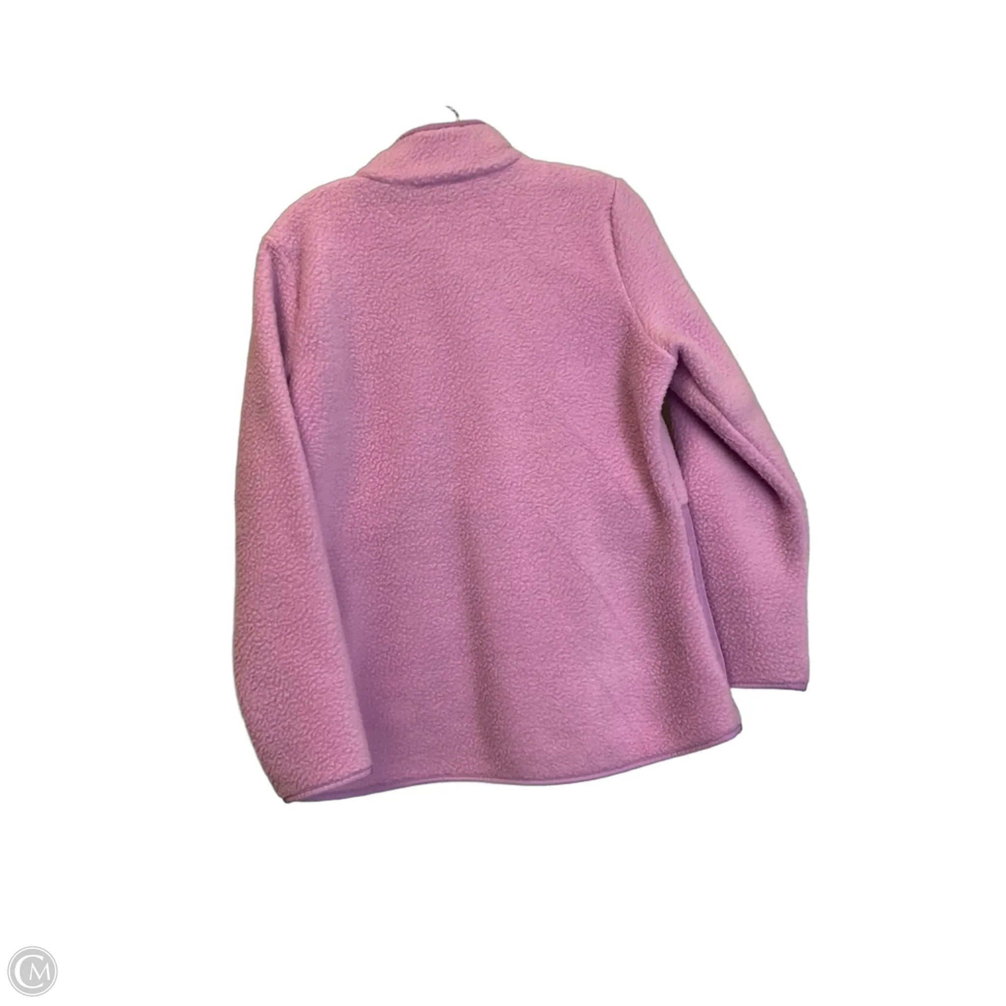 Jacket Fleece By Talbots In Purple, Size: M