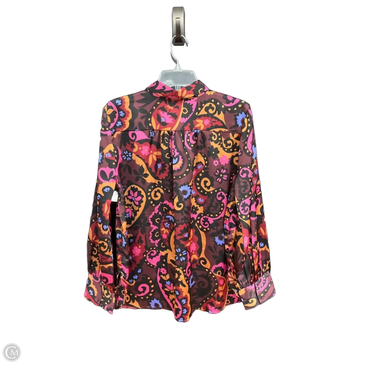 Top Long Sleeve By Ann Taylor In Multi-colored, Size: L