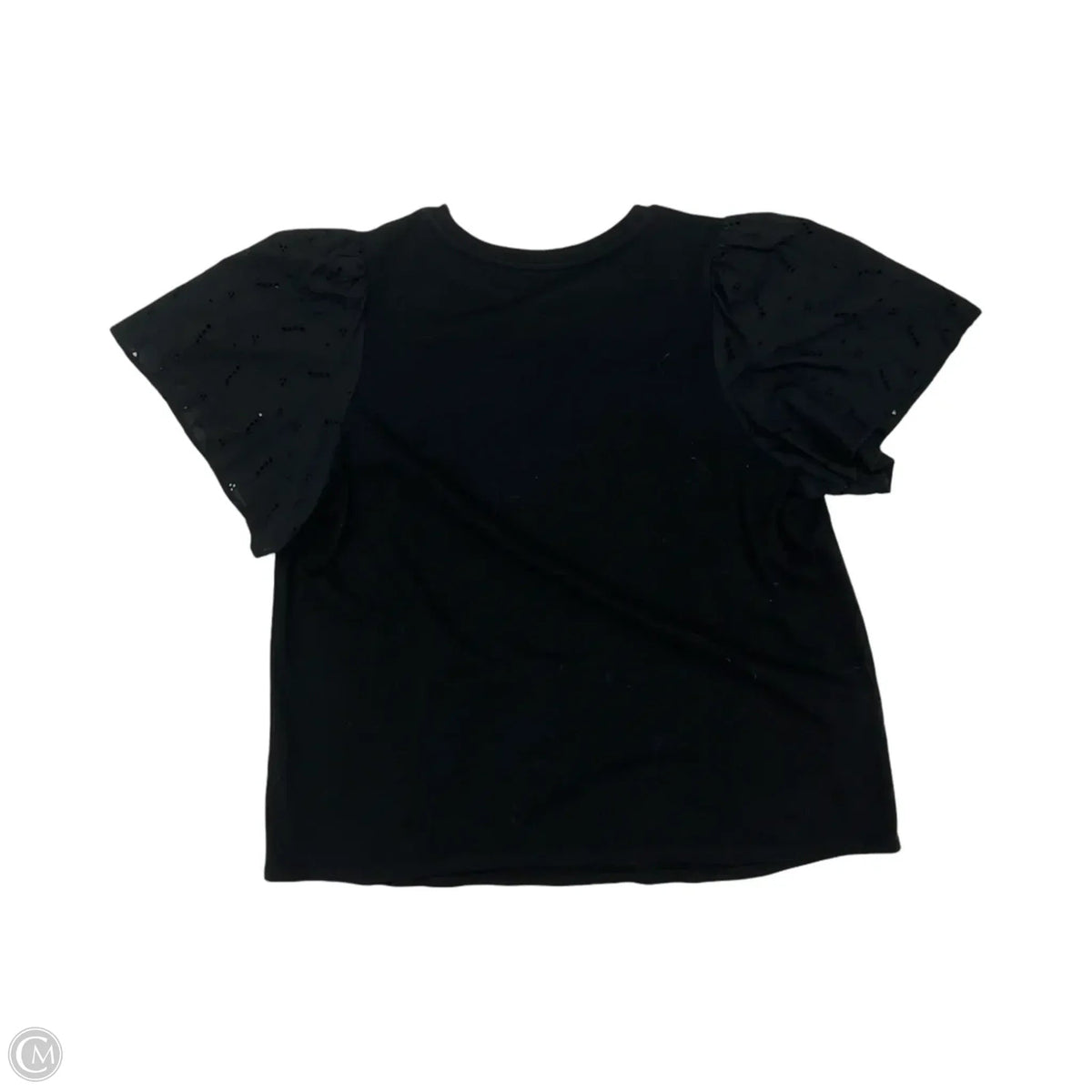 Top Short Sleeve By A New Day In Black, Size: Xxl