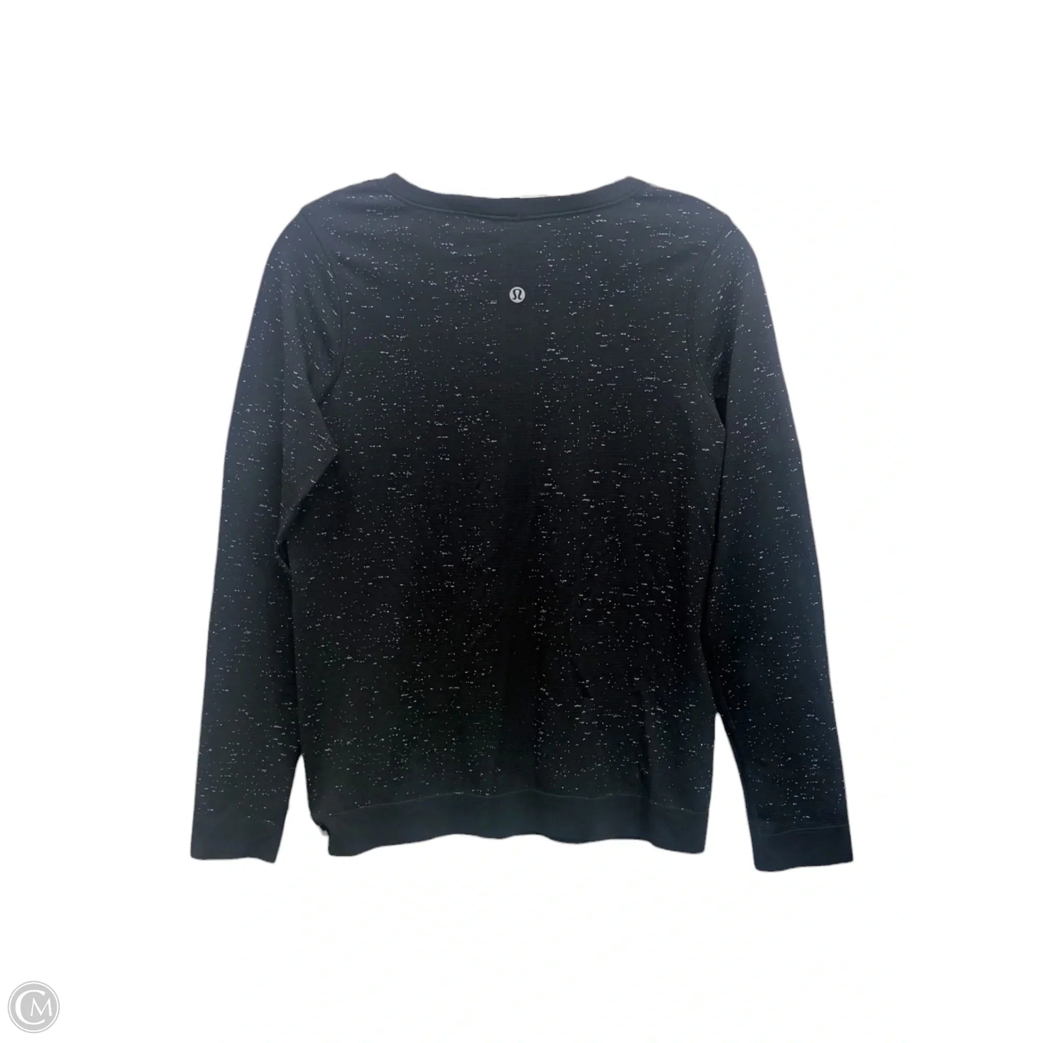 Athletic Top Long Sleeve Crewneck By Lululemon In Black, Size: S