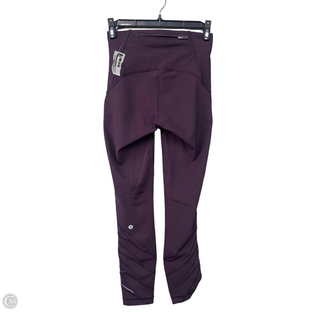 Athletic Leggings By Lululemon In Purple, Size: 2