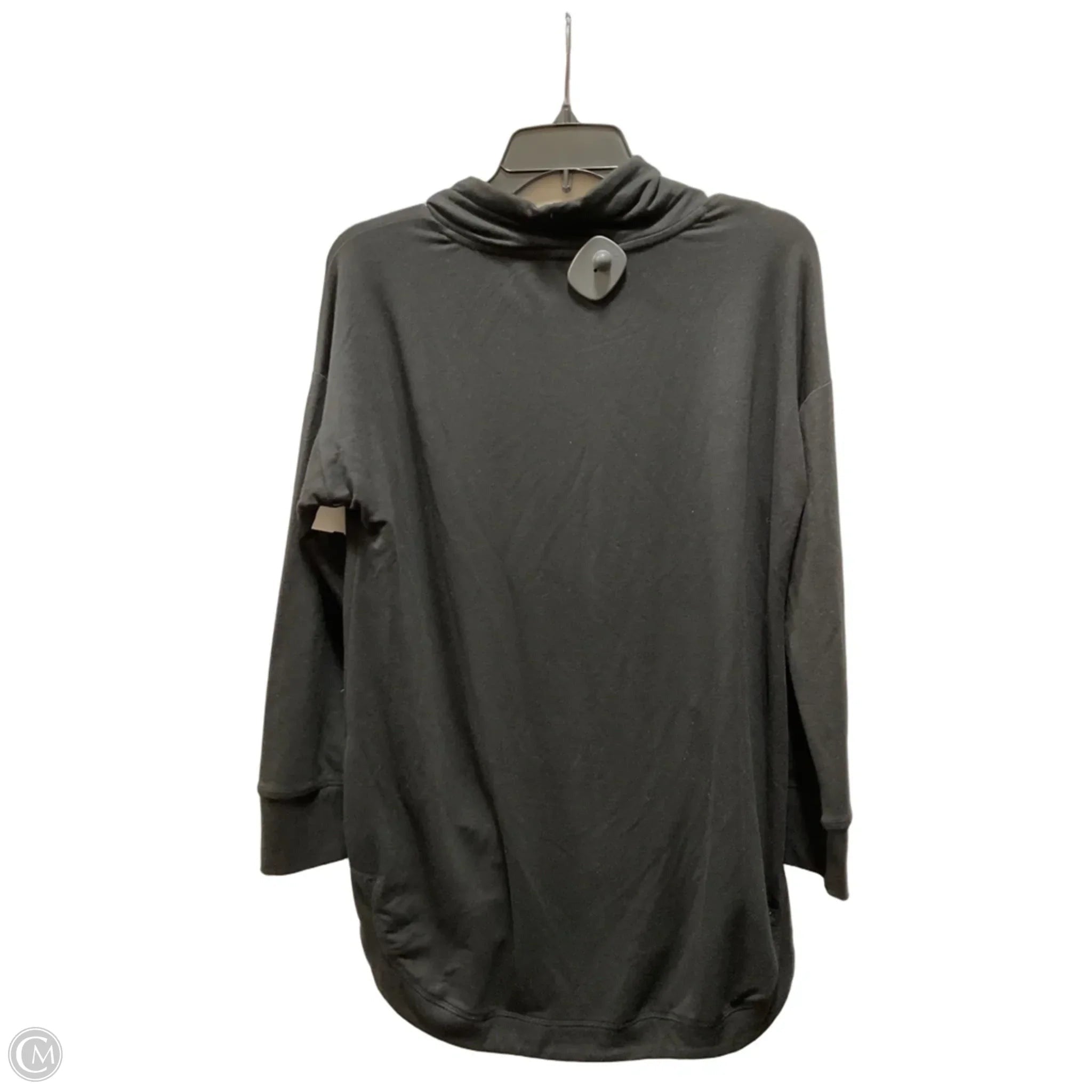 Athletic Top Long Sleeve Crewneck By West Bound In Black, Size: M