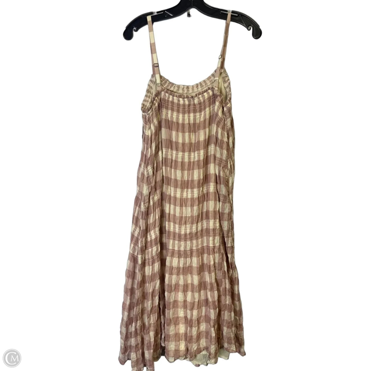 Dress Casual Midi By Lucky Brand In Plaid Pattern, Size: S