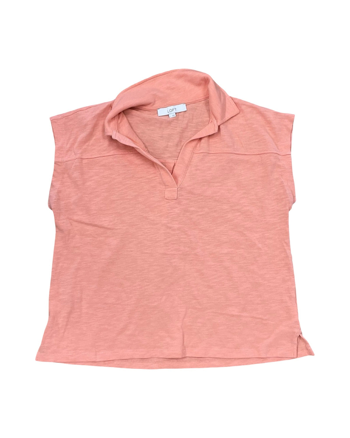 Top Ss By Loft In Orange, Size:L
