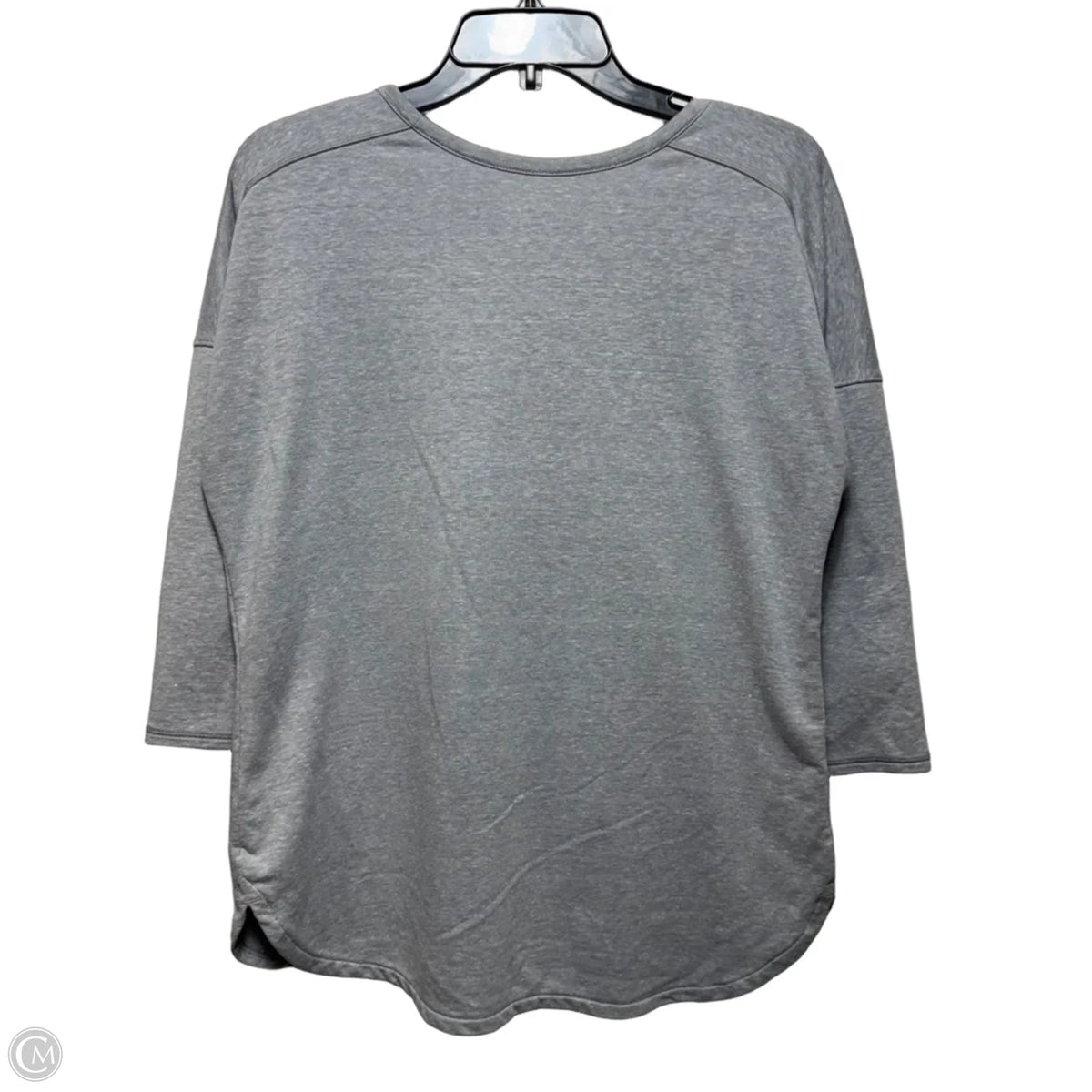 Athletic Top Long Sleeve Crewneck By Athleta In Grey, Size: S