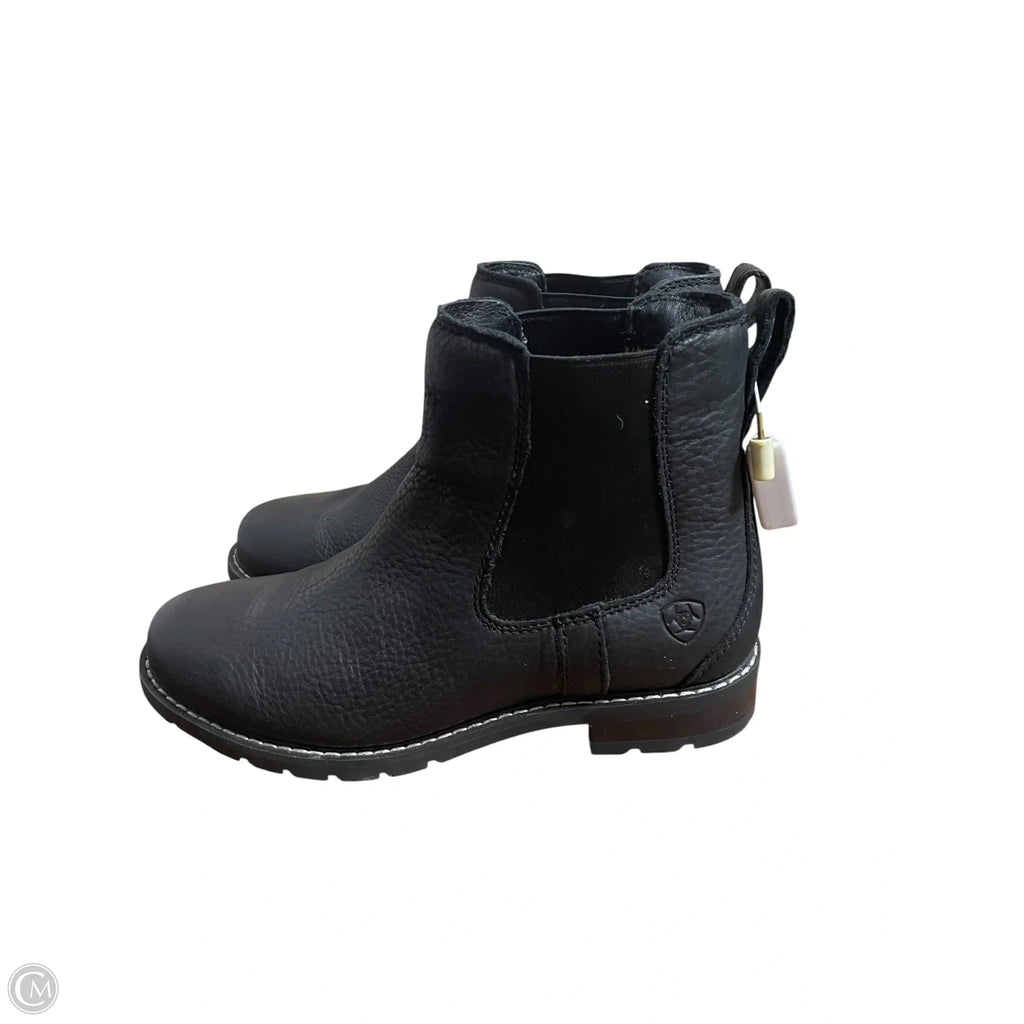 Boots Ankle Flats By Ariat In Black, Size: 7.5