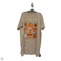Top Short Sleeve Basic By Simply Southern In Tan, Size: Xxl