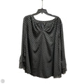 Top Long Sleeve By Talbots In Polkadot Pattern, Size: 2x