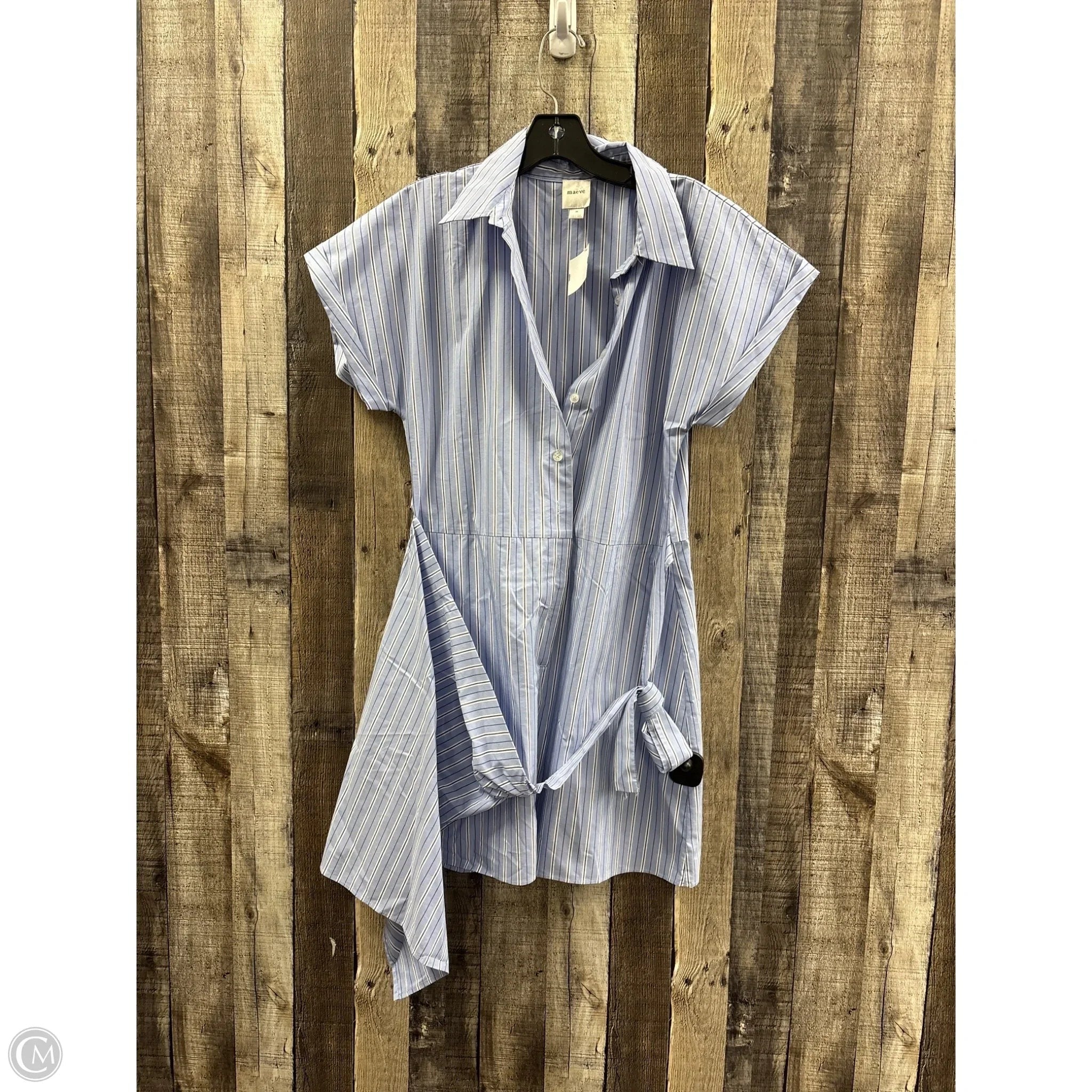 Dress Casual Short By Maeve In Striped Pattern, Size: M