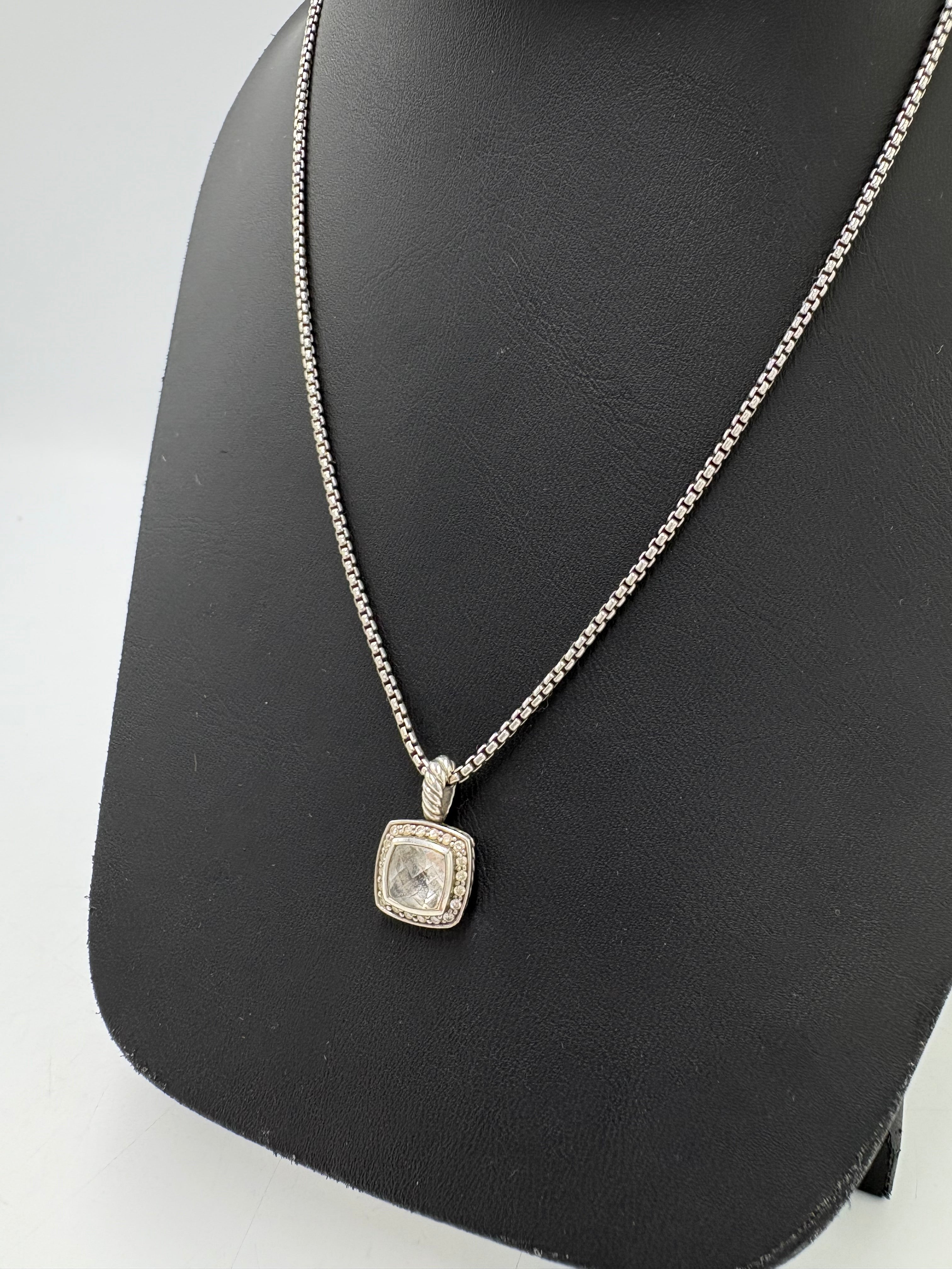 David Yurman Petite Albion Pendant Luxury Necklace